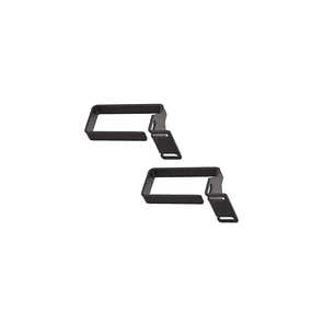 WP Pack de 2 Anillos 1U para Cableado - Metalico - 490x15x55mm - Color Negro