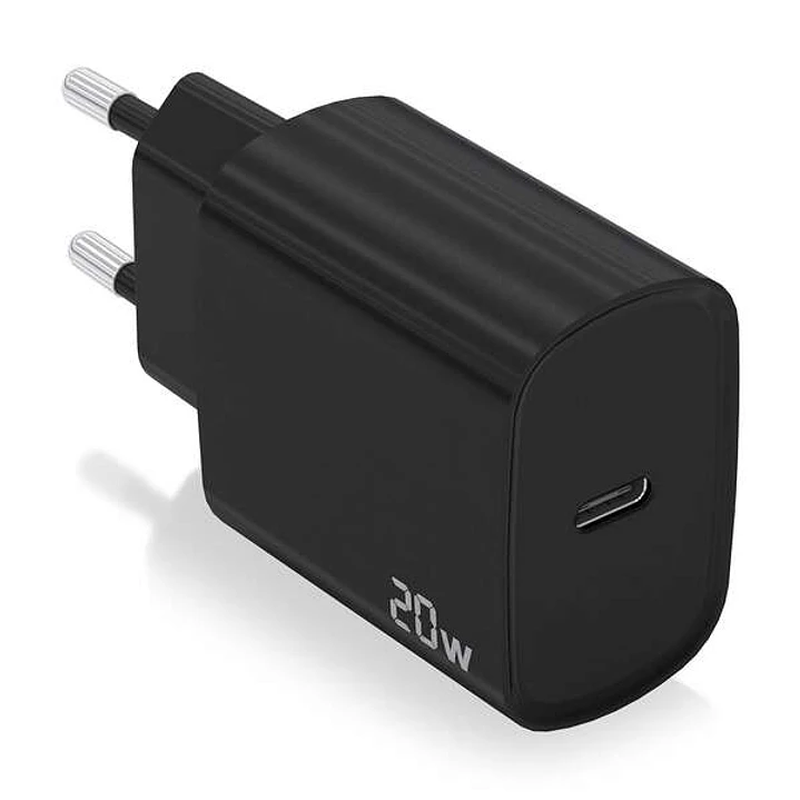 Aisens Cargador USB-C PD3.0 1 Puerto 1xUSB-C 20W - Color Negro 1