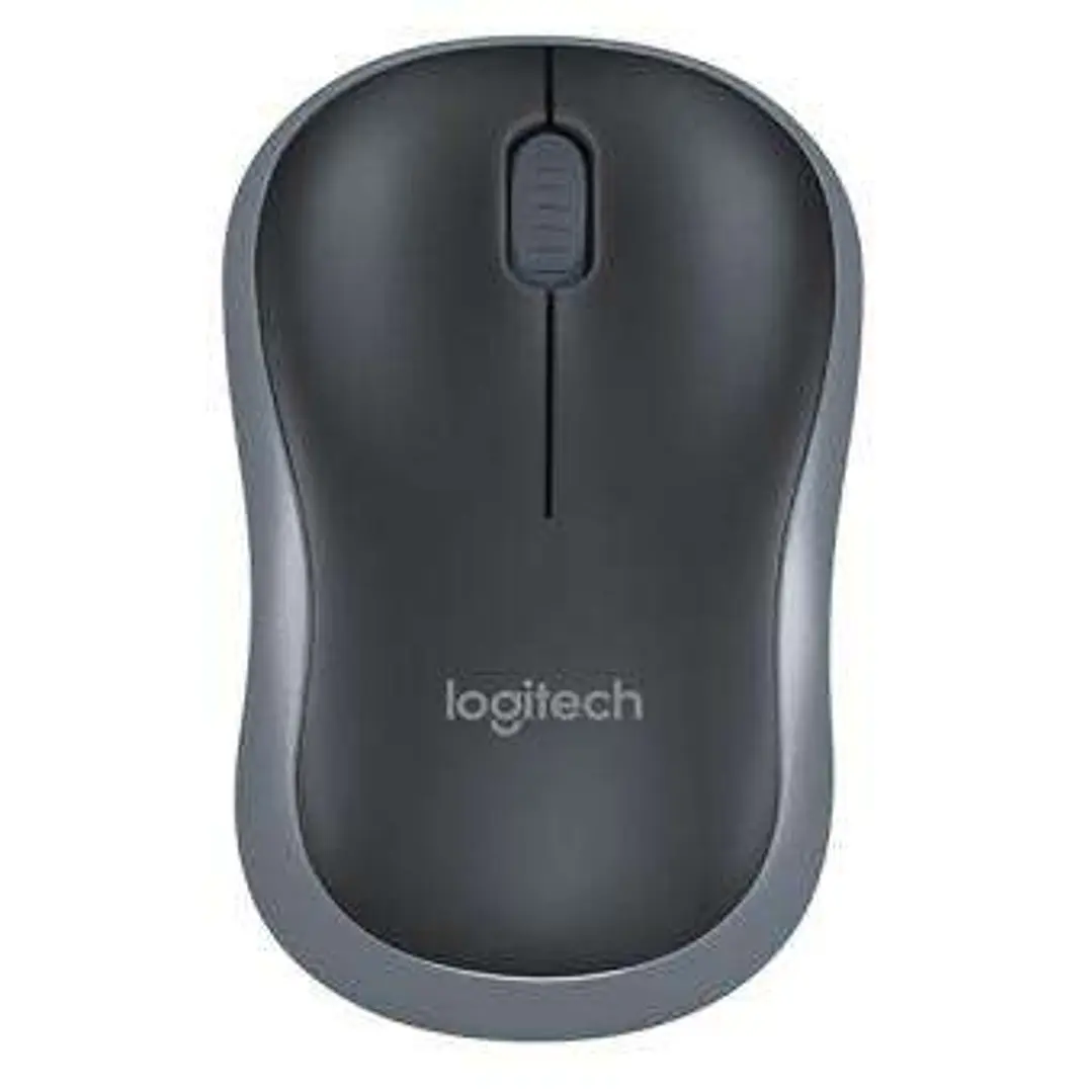 Logitech M185 Raton Inalambrico 1000dpi - 3 Botones - Uso Ambidiestro - Color Negro/Gris 1