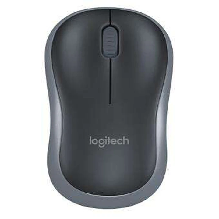 Logitech M185 Raton Inalambrico 1000dpi - 3 Botones - Uso Ambidiestro - Color Negro/Gris 1