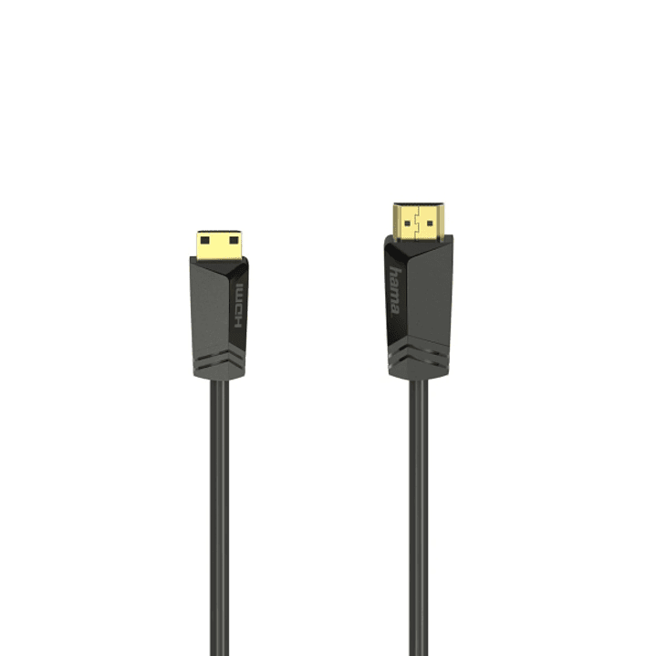 Hama Essential Cable HDMI 4K Macho - Longitud 1.5m - Soporta 3D - Terminales Chapados en Oro - Ethernet - Velocidad hasta 18Gbps - Blindaje Completo - 1