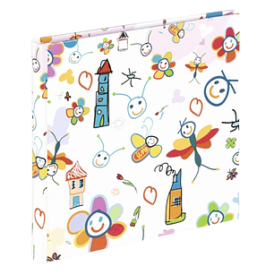 Hama Kritzelkratzel Album de Fotos - 30 Paginas Blancas - Tapa Plastificada - 18x18cm - Multicolor