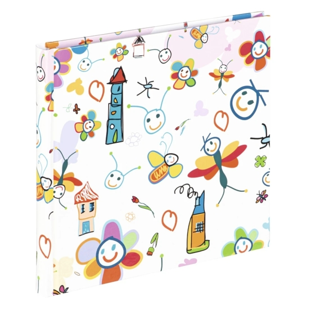 Hama Kritzelkratzel Album de Fotos - 30 Paginas Blancas - Tapa Plastificada - 18x18cm - Multicolor 1