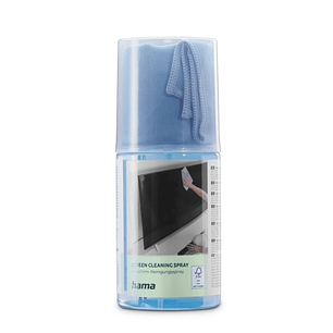 Hama Limpiador de Pantallas - Capacidad 200ml - Bayeta de Microfibra - Color Azul
