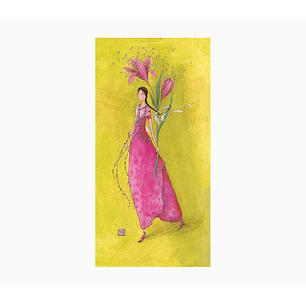 Pictura Gaëlle Boissonnard Tarjeta Doble - Acabado en Barniz de Relieve UV Grueso - Laminado Mate de Tacto Suave - 10.5x21cm - Papel con Certificacion