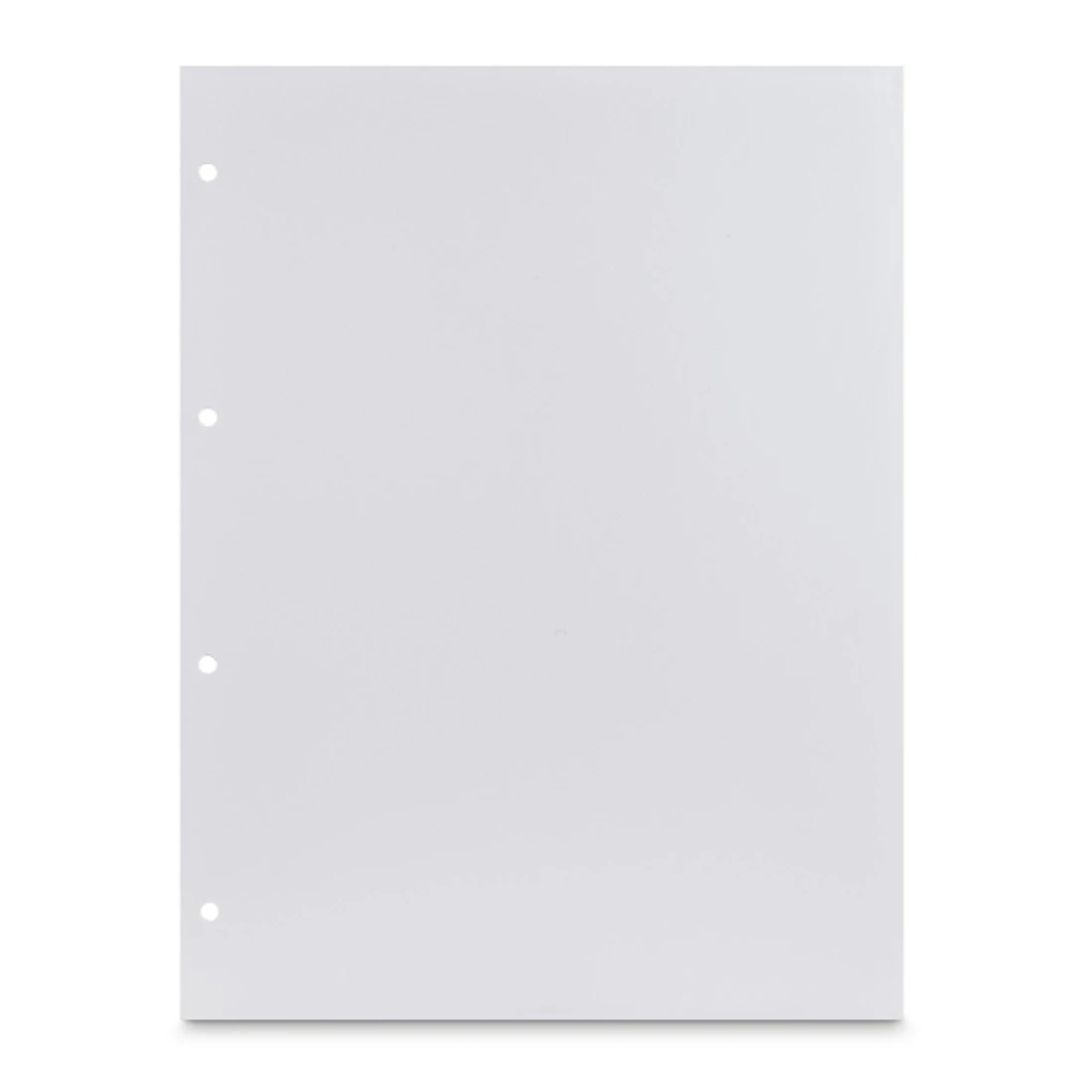 Hama Pack de 25 Cartulinas para Fotos - Perforado - 233x310mm - Color Blanco 1