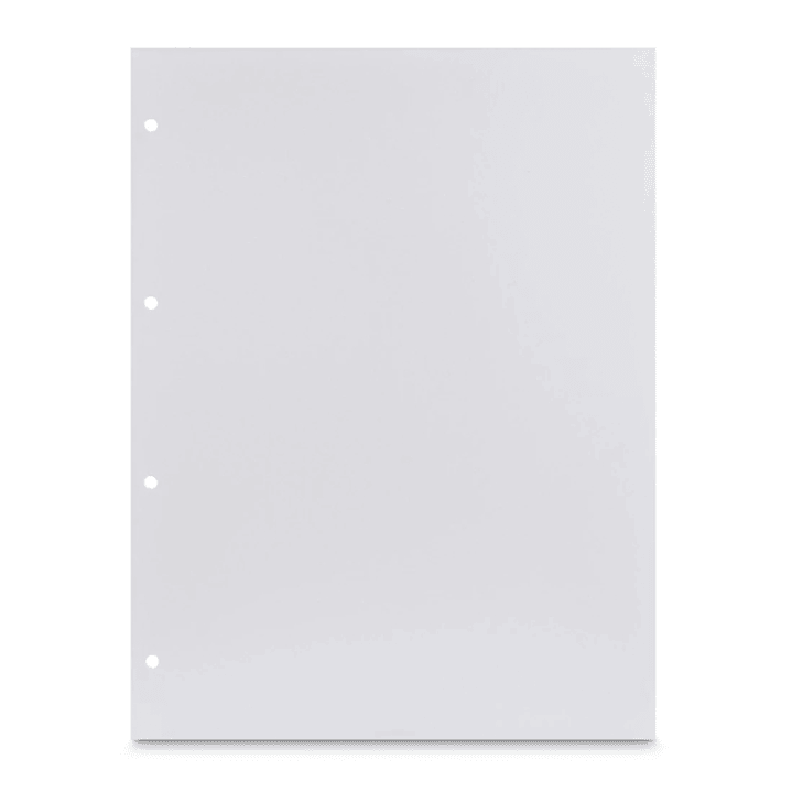 Hama Pack de 25 Cartulinas para Fotos - Perforado - 233x310mm - Color Blanco 1