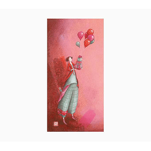 Pictura Gaëlle Boissonnard Tarjeta Doble - Acabado en Barniz de Relieve UV Grueso - Laminado Mate de Tacto Suave - 10.5x21cm - Papel con Certificacion