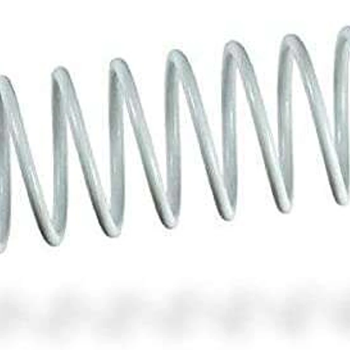 Fellowes Pack de 100 Espirales Metalicas 12mm - Hasta 80 Paginas - Color Blanco 1