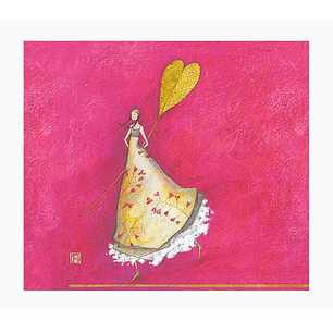 Pictura Gaëlle Boissonnard Tarjeta Doble - Acabado en Barniz de Relieve UV Grueso - Laminado Mate de Tacto Suave - 10.5x21cm - Papel con Certificacion