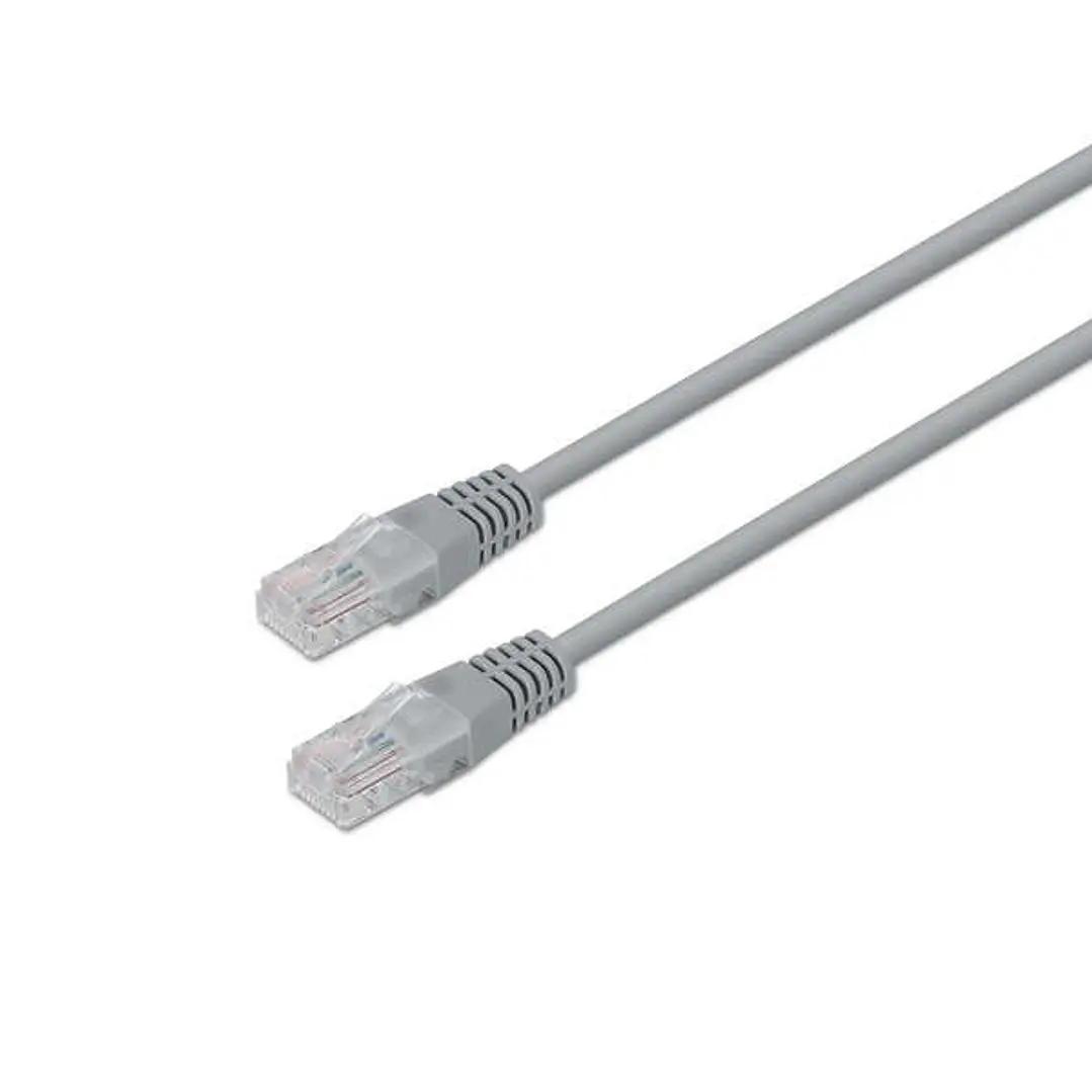 Aisens Cable de Red Latiguillo RJ45 Cat.6 UTP AWG24 - 15m - 10/100/1000 Mbit/s - Color Gris 1
