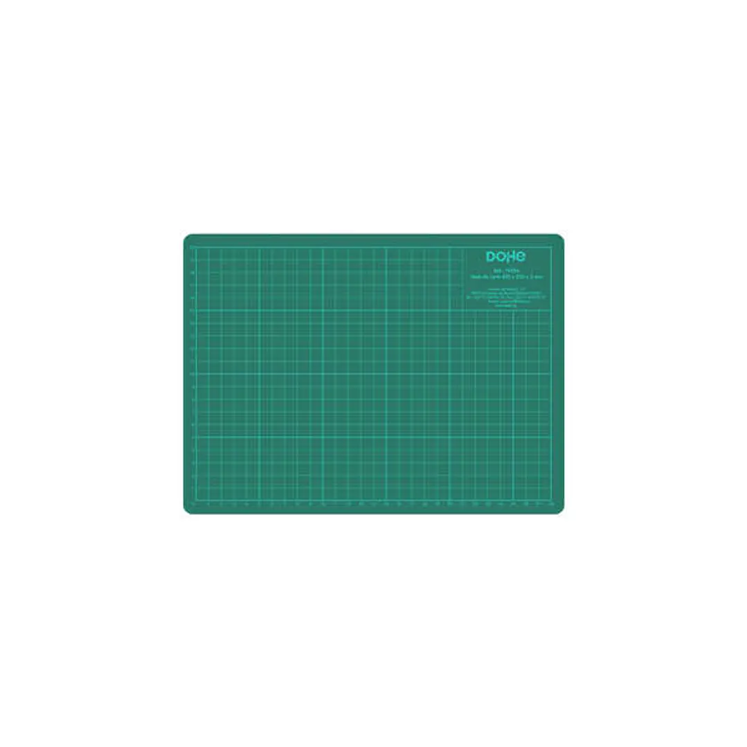 Dohe Plancha de Corte PVC 3mm A4 - Superficie Autocicatrizante - Cuadricula Impresa Metrica 1