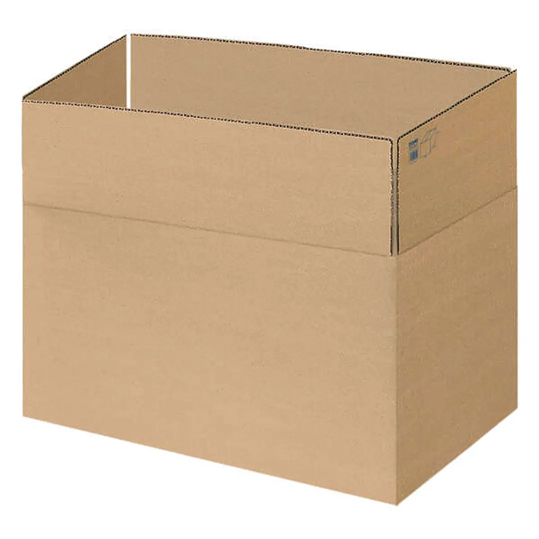 Dohe Cajas de Embalaje de 4 Solapas - Medidas 600x400x290mm - Carton de Canal 3mm - Resistente y Duradero - Ideal para Envios y Almacenamiento 1