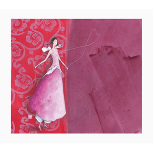 Pictura Gaëlle Boissonnard Tarjeta Doble - Acabado en Barniz de Relieve UV Grueso - Laminado Mate de Tacto Suave - 10.5x21cm - Papel con Certificacion