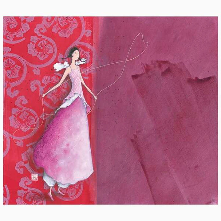 Pictura Gaëlle Boissonnard Tarjeta Doble - Acabado en Barniz de Relieve UV Grueso - Laminado Mate de Tacto Suave - 10.5x21cm - Papel con Certificacion 1