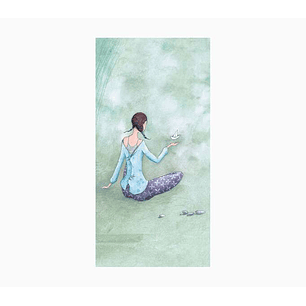 Pictura Gaëlle Boissonnard Tarjeta Doble - Acabado en Barniz de Relieve UV Grueso - Laminado Mate de Tacto Suave - 10.5x21cm - Papel con Certificacion