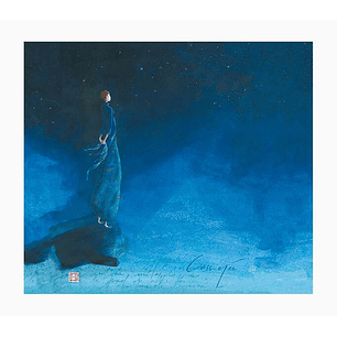 Pictura Gaëlle Boissonnard Tarjeta Doble - Acabado en Barniz de Relieve UV Grueso - Laminado Mate de Tacto Suave - 10.5x21cm - Papel con Certificacion