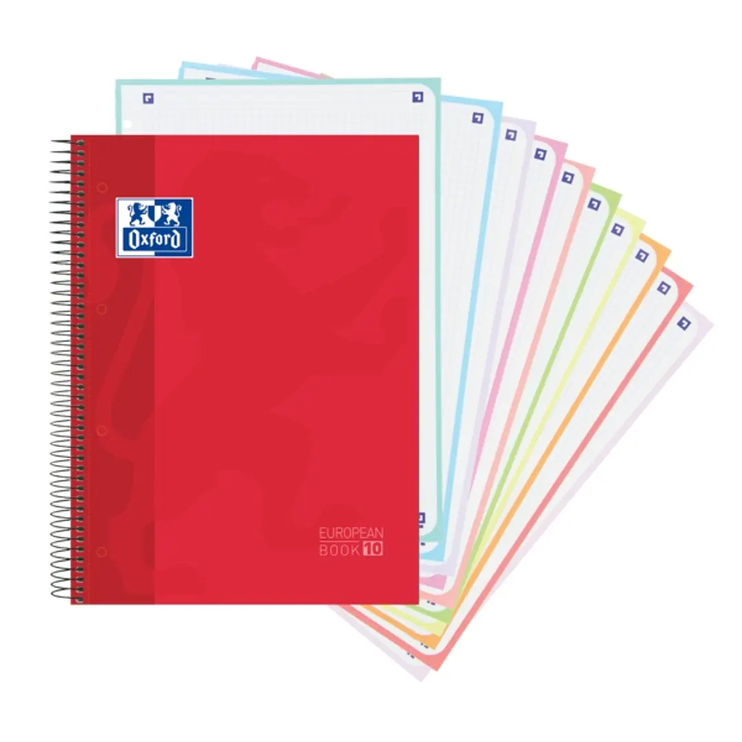Oxford School Classic A4+ Europeanbook - Tapa Extradura - 150 Hojas - Color Rojo 1