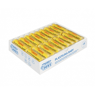 Jovi Baby Caja de 18 Pastillas de Plastilina 38gr - Pasta Modelar Super Blanda - Estimula Creatividad y Sensibilidad Tactil - Fortalece Musculos de Ma