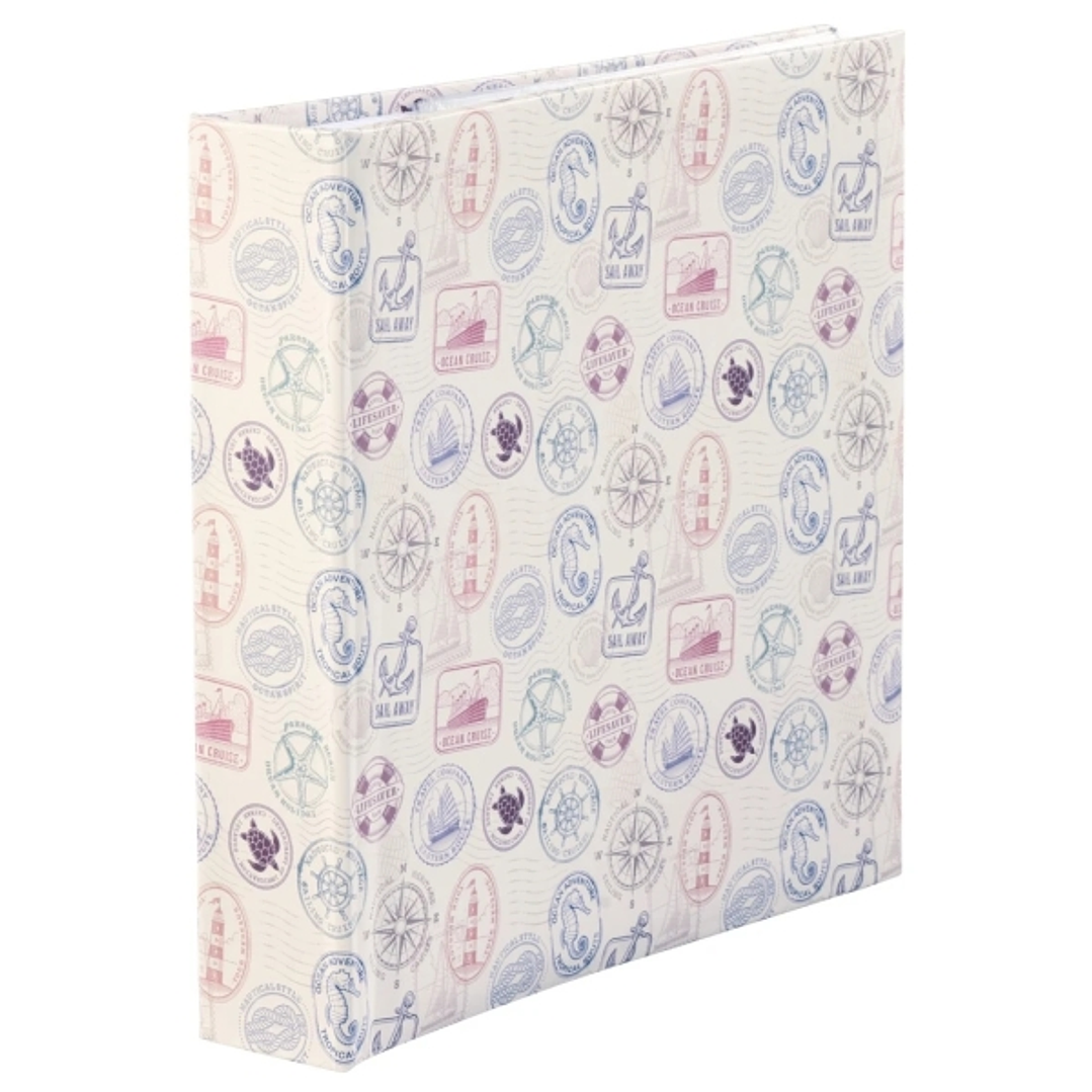 Hama Sellos Album de Fotos - Capacidad para 200 Fotos 10x15cm - Insercion Lateral - Tapa Plastificada - 22.5x22cm - Multicolor 1