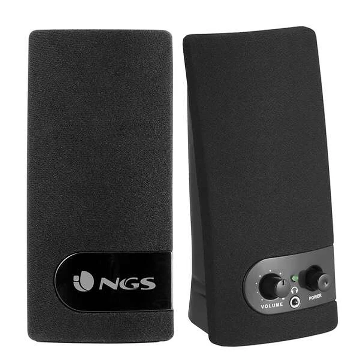 NGS SoundBass 150 Altavoces 2.0 USB 4W - Entrada Jack 3.5mm - Controles en Altavoz - Color Negro 1