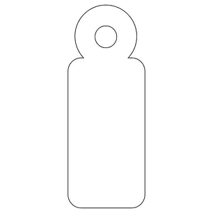 Apli Etiquetas Colgantes Blancas 11 x 29mm 200 U.