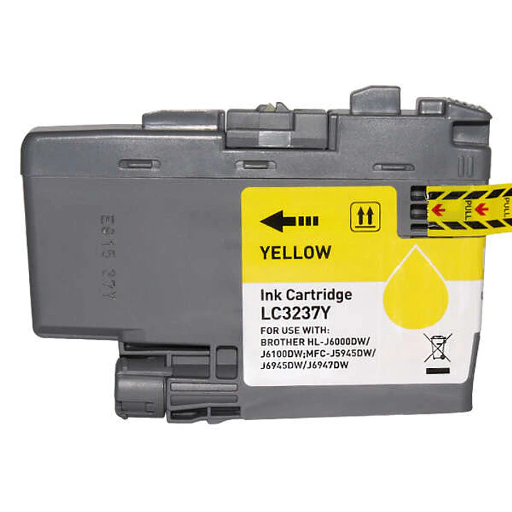 Brother LC3237 Amarillo Cartucho de Tinta Pigmentada Generico - Reemplaza LC3237Y 1