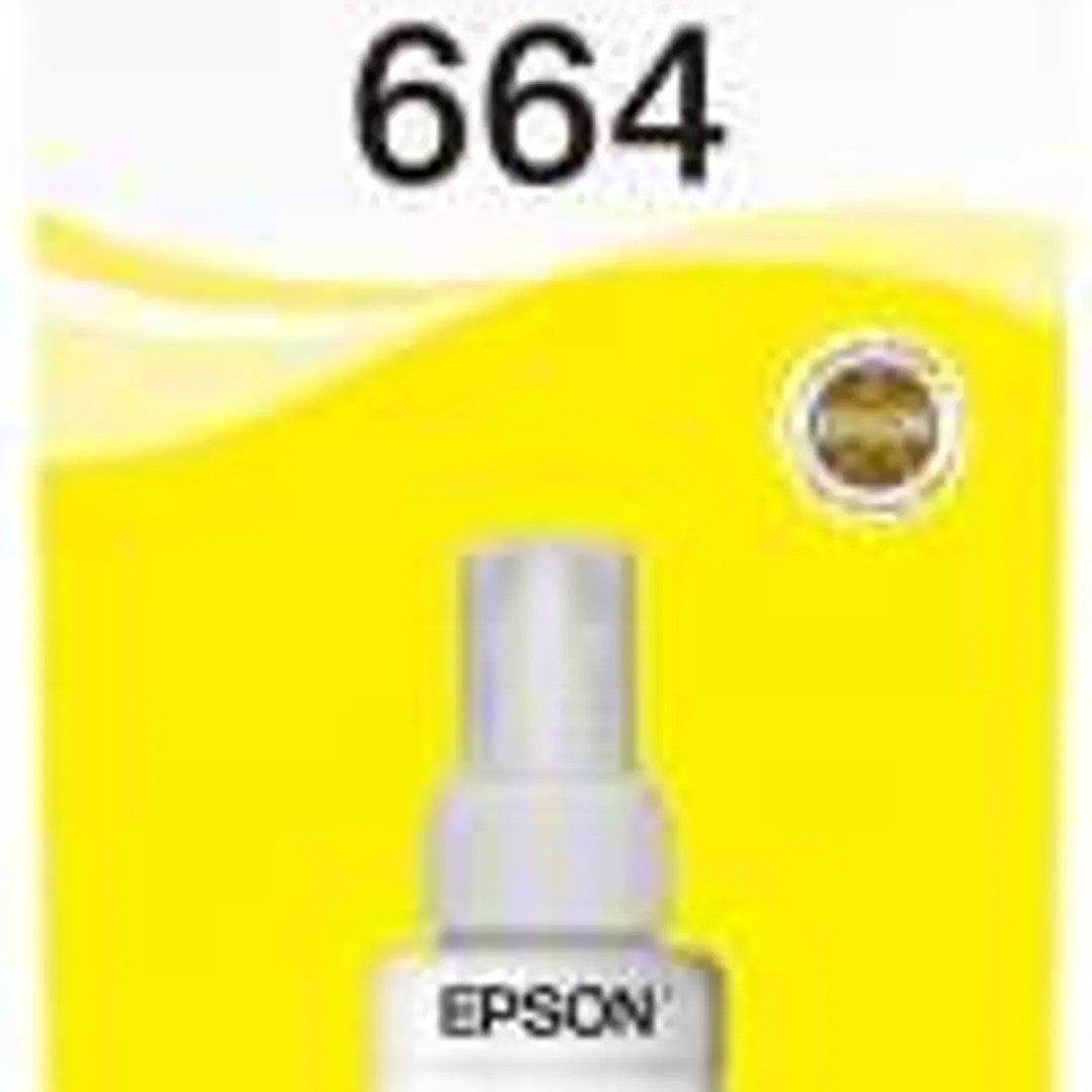 Epson T6644 Amarillo Botella de Tinta Original - C13T664440 1
