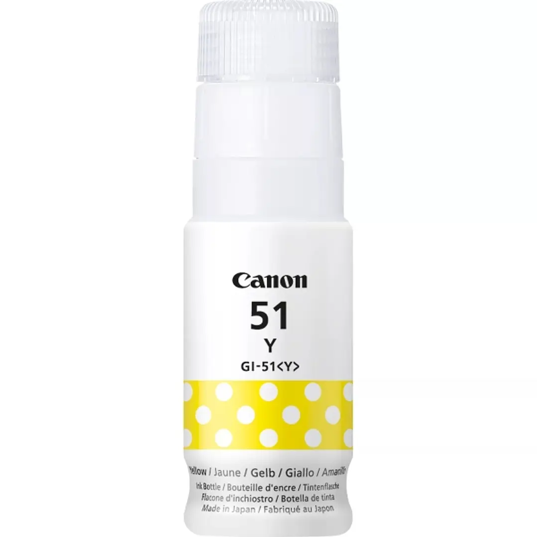 Canon GI51 Amarillo Botella de Tinta Original - GI51Y/4548C001 1