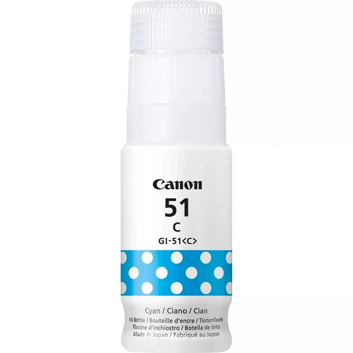 Canon GI51 Cyan Botella de Tinta Original - GI51C/4546C001 1
