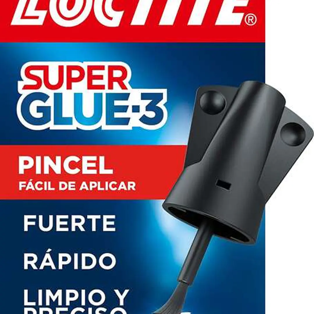 Loctite Super Glue-3 Pincel 5gr - Adhesivo Universal Triple Resistencia - Fuerza y Uso Instantaneo - 2640969/2046283/2640782/2641844/2971997 1