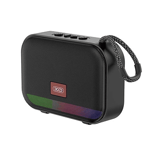XO F66 Altavoz Bluetooth - 5W - USB y MicroSD - RGB - Color Negro