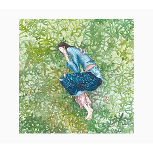 Pictura Gaëlle Boissonnard Tarjeta Doble - Acabado en Barniz de Relieve UV Grueso - Laminado Mate de Tacto Suave - 16x16cm - Papel con Certificacion F