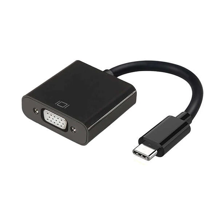 Aisens Conversor USB-C a VGA - USB-C/M-HDB15/H - 15cm - Color Negro 1