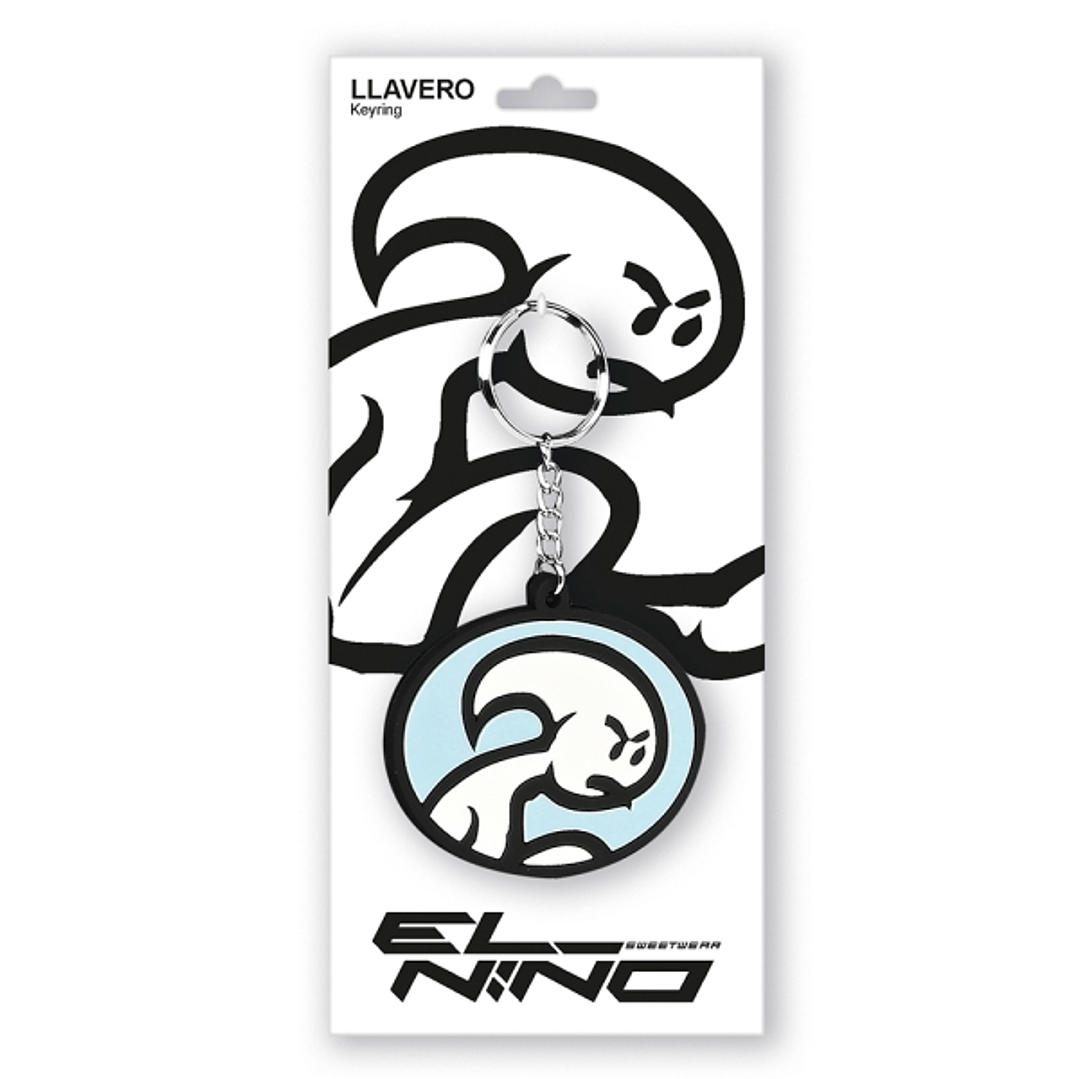 Safta el Niño Life Is Fun Llavero - Ideal Como Regalo - 80x30mm - Color Blanco y Negro 1