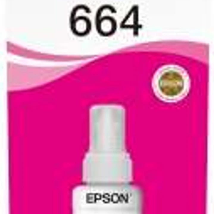 Epson T6643 Magenta Botella de Tinta Original - C13T664340 1