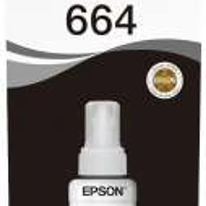 Epson T6641 Negro Botella de Tinta Original - C13T664140 1