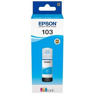 Epson 103 Cyan Botella de Tinta Original - C13T00S24A10