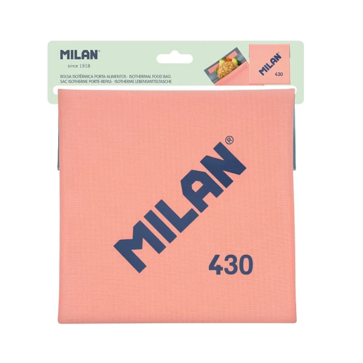 Milan Coleccion 430 Bolsa Isotermica Porta Alimentos 0.3L - Forro Interior Isotermico - Color Rosa 1
