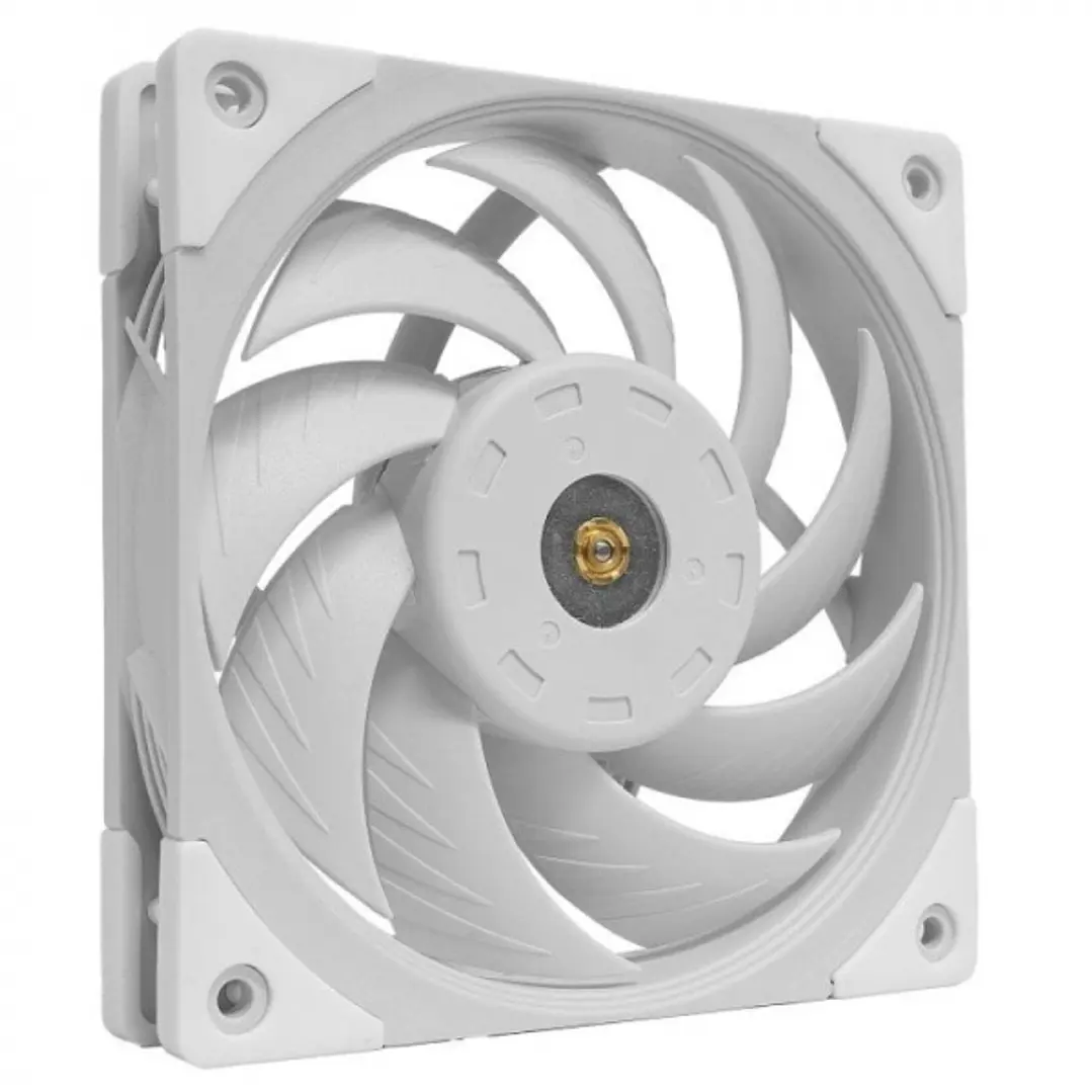 Mars Gaming MF-NC Ventilador para PC - Aspas Hibridas - Operacion Silenciosa - Rodamiento FDB - Control PWM - Flujo de Aire Optimo - Color Blanco 1