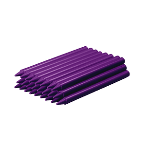 Jovi Plasticolor Estuche de 25 Ceras Plasticas - Resistentes - No Manchan - Agradable de Rayar - Acabado Brillante - Color Morado