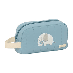 Safta Elefante Portadesayunos Termico de 1.7L - Interior Forrado en Aluminio - 215x65x120mm - Color Azul