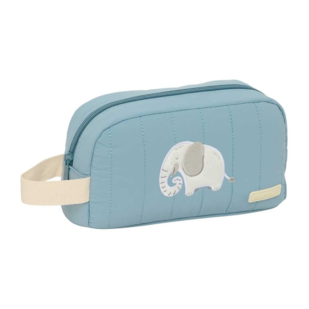 Safta Elefante Portadesayunos Termico de 1.7L - Interior Forrado en Aluminio - 215x65x120mm - Color Azul 1