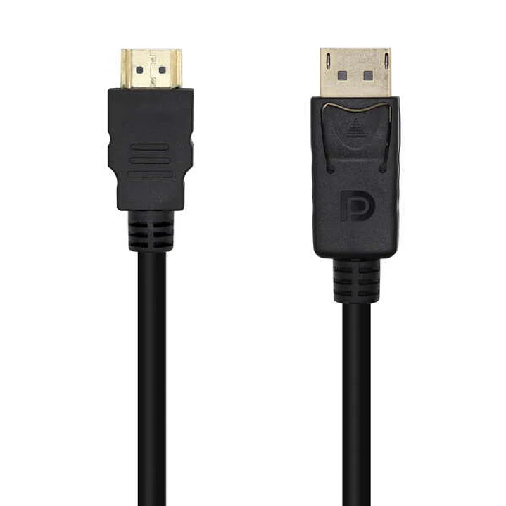 Aisens Cable Conversor Displayport a HDMI - DP/M-HDMI/M - 5.0m - Color Negro 1