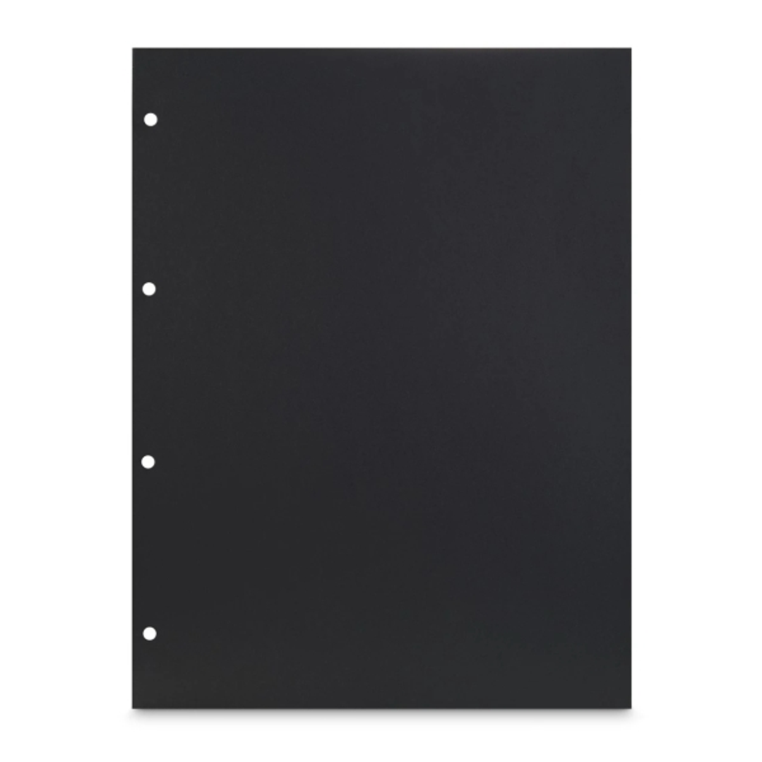 Hama Pack de 25 Cartulinas para Fotos - Perforado - 233x310mm - Color Negro 1