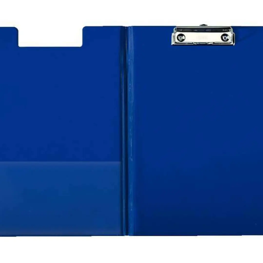 Esselte Carpeta con Pinza y Tapa de Carton Forrado con PP - Tamaño A4 - Resistente Pinza de Metal - Funda Interior Adicional - Gancho para Colgar - Ra 1