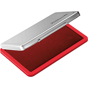 Pelikan Tampon Pelikan N.2 7x11cm - Ideal para Marcar Documentos - Tinta de Alta Calidad - Facil de Recargar - Color Rojo
