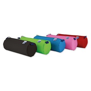 Oxford Kangoo Kids Estuche Redondo Grande - Poliester Resistente - Colores Surtidos