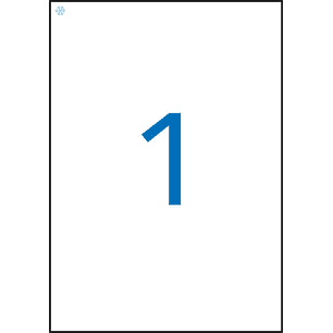 Apli Etiquetas Blancas Especial Congelador 210 x 297mm 10 Hojas