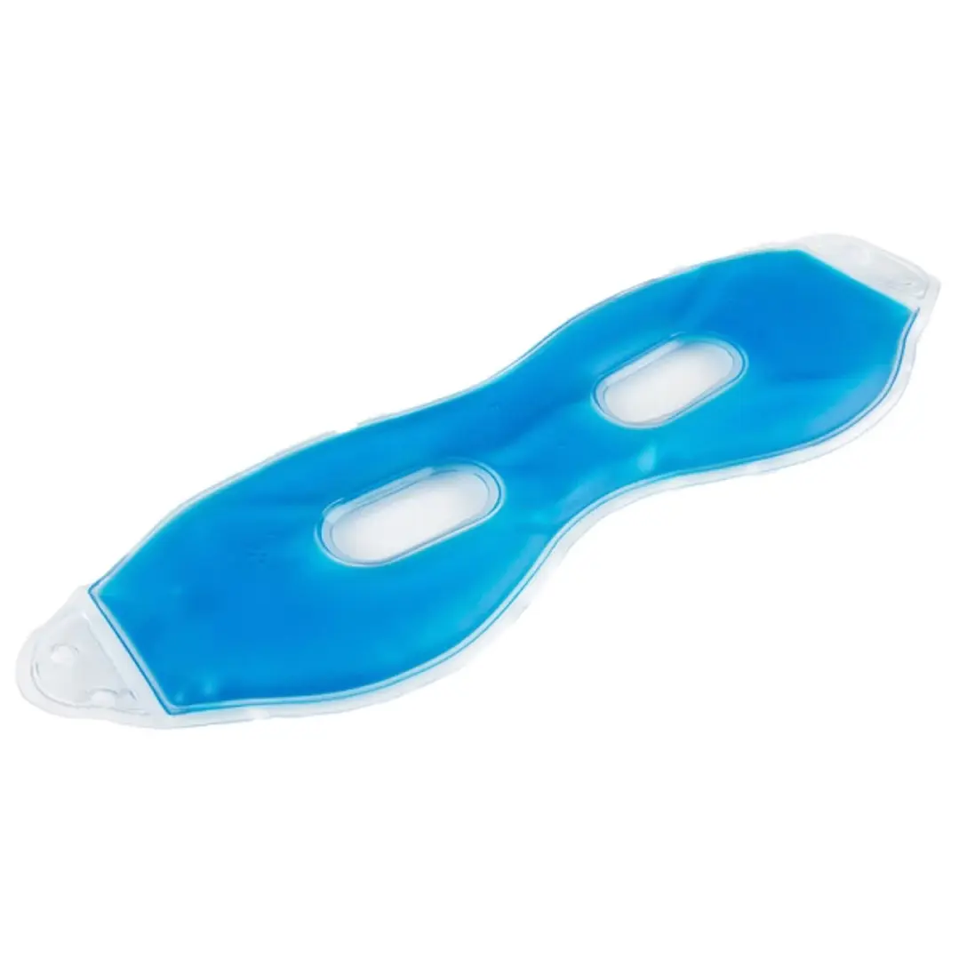 Innovagoods Ageyes Antifaz Relajante - Efecto Frio y Calor - PVC - Gel de Silicona - 23x7cm - Color Azul 1